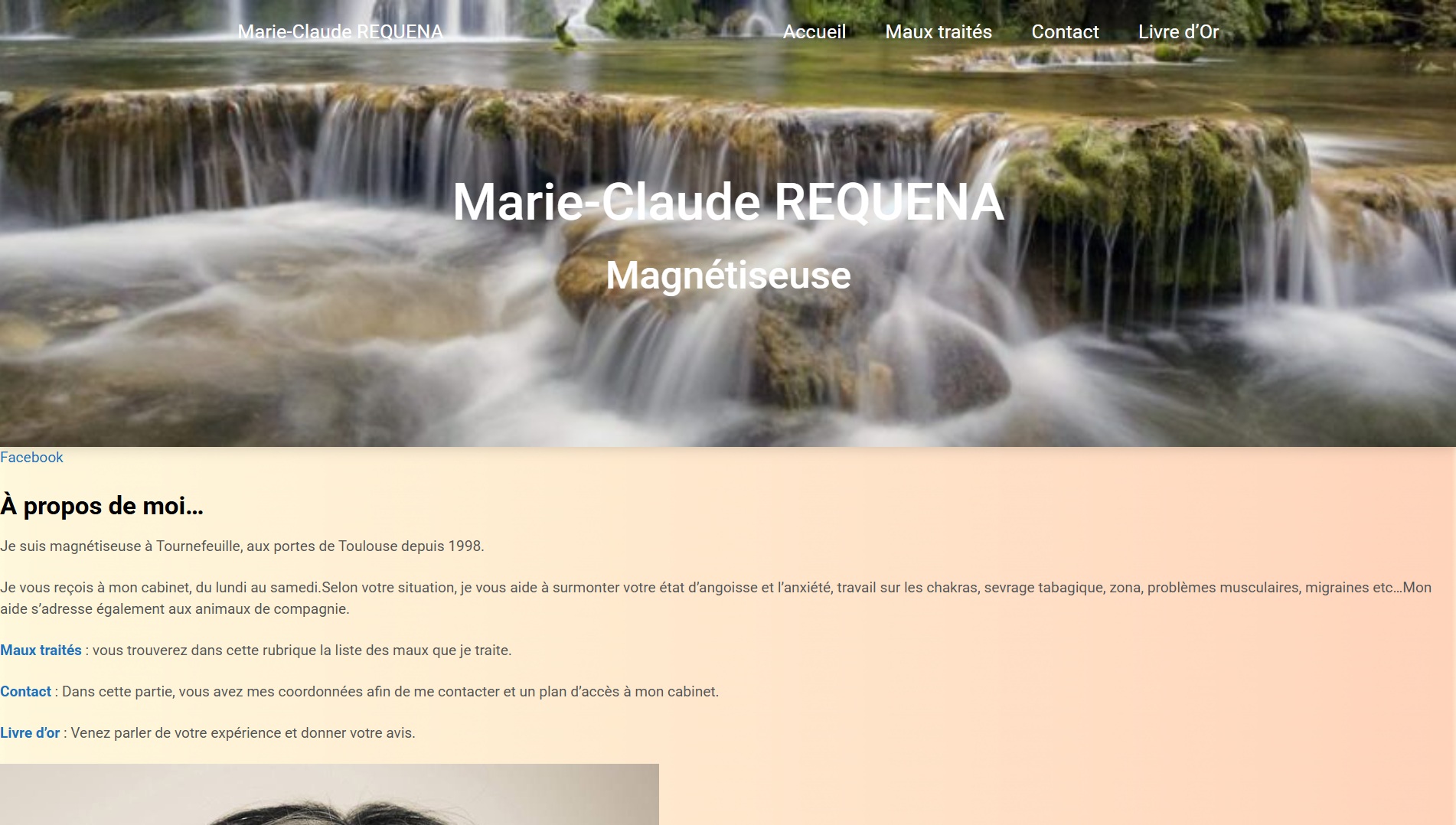 Capture du site Marie-Claude Requena Magnétiseuse
